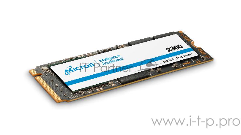 Твердотельный накопитель Micron 2300 512GB NVMe M.2 (22x80) Pyrite Client SSD