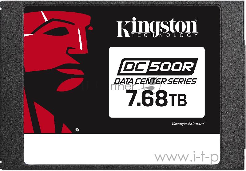 Твердотельный накопитель Kingston 7680GB DC500R 2.5 SATA 3 R/W 545/490MB/s IOPs 552 000/225 000, (0,5 DWPD/5 лет)