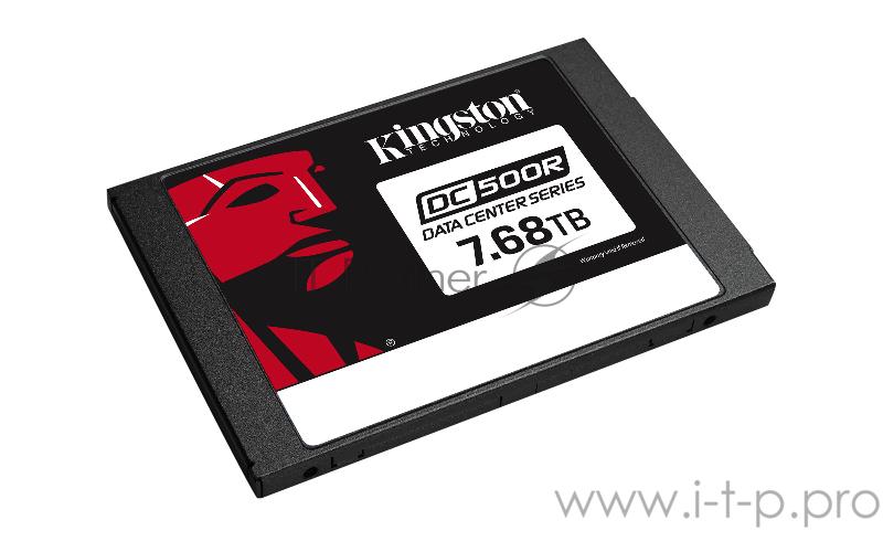Твердотельный накопитель Kingston 7680GB DC500R 2.5 SATA 3 R/W 545/490MB/s IOPs 552 000/225 000, (0,5 DWPD/5 лет)