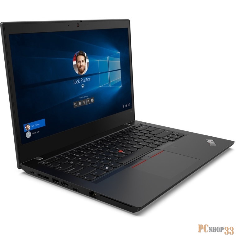 Ноутбук Lenovo ThinkPad L14 AMD G1 T Ryzen 7 Pro 4750U/8Gb/SSD256Gb/Intel UHD Graphics/14/FHD (1920x1080)/Windows 10 Professional 64/black/WiFi/BT/C