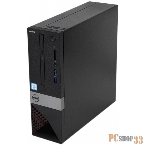 Компьютер Dell Vostro 3267 SFF 3267-2769 (Core i3 6100-3.70ГГц, 4ГБ, 1ТБ, HDG, DVDRW, LAN, W10 Pro) + клавиатура + мышь