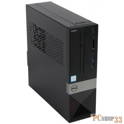 Компьютер Dell Vostro 3267 SFF 3267-2769 (Core i3 6100-3.70ГГц, 4ГБ, 1ТБ, HDG, DVDRW, LAN, W10 Pro) + клавиатура + мышь