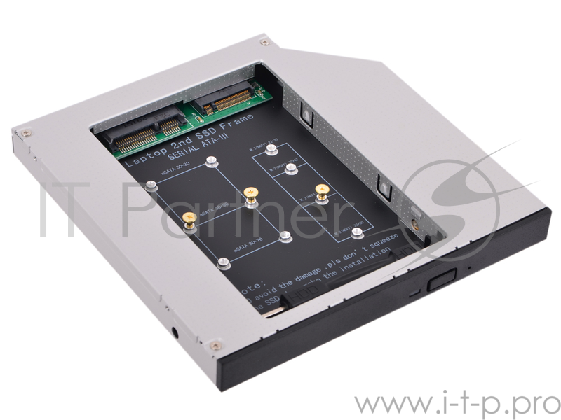Аксессуар HDD Espada M2MS1295 dvd slim 9,5/12,7mm to HDD mSATA/NGFF to miniSATA