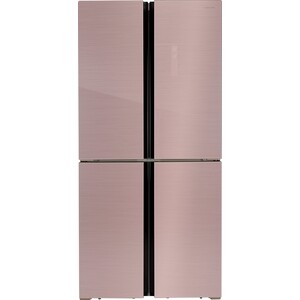Холодильник HIBERG RFQ-490DX NFGP inverter розовый