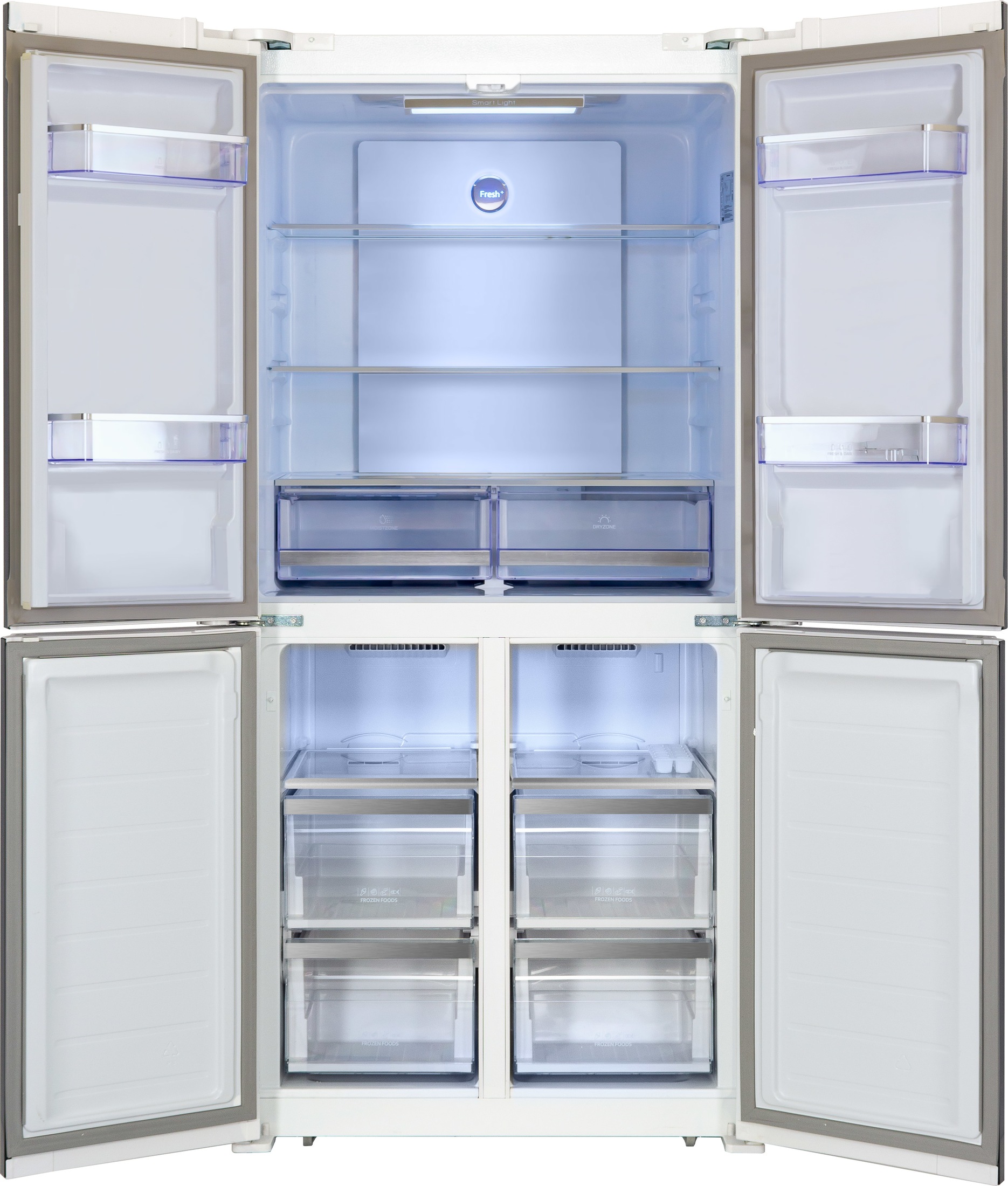 Холодильник HIBERG RFQ-490DX NFGW inverter белый