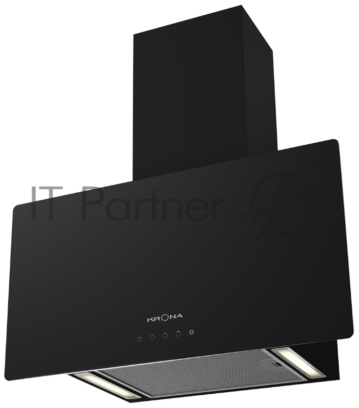 Вытяжка кухонная KRONA CLEMENTINA 600 black S Цвет:Черный Материалы:Металл/стекло Производительность (куб. м/час):1050 Управление:сенсорное Таймер:есть, на 5 мин. Уровень шума при работе, дБ:50 Освещение:LED лампы 2х2 Вт Диаметр воздуховода, мм:150