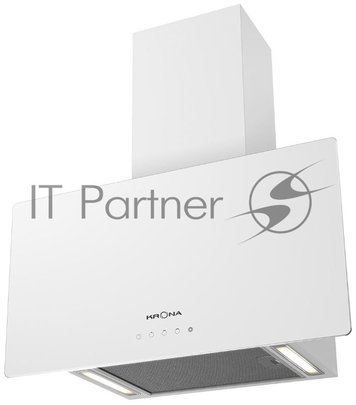 Вытяжка кухонная KRONA CLEMENTINA 600 white S Цвет:Белый Материалы:Металл/стекло Производительность (куб. м/час):1050 Управление:сенсорное Таймер:есть, на 5 мин. Уровень шума при работе, дБ:50 Освещение:LED лампы 2х2 Вт Диаметр воздуховода, мм:150 Ко