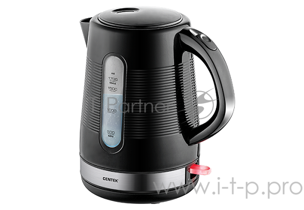 Чайник электрический Centek CT-0027 1.7л, 2200Вт, LED, матовый корпус, двойная защита от включения без воды