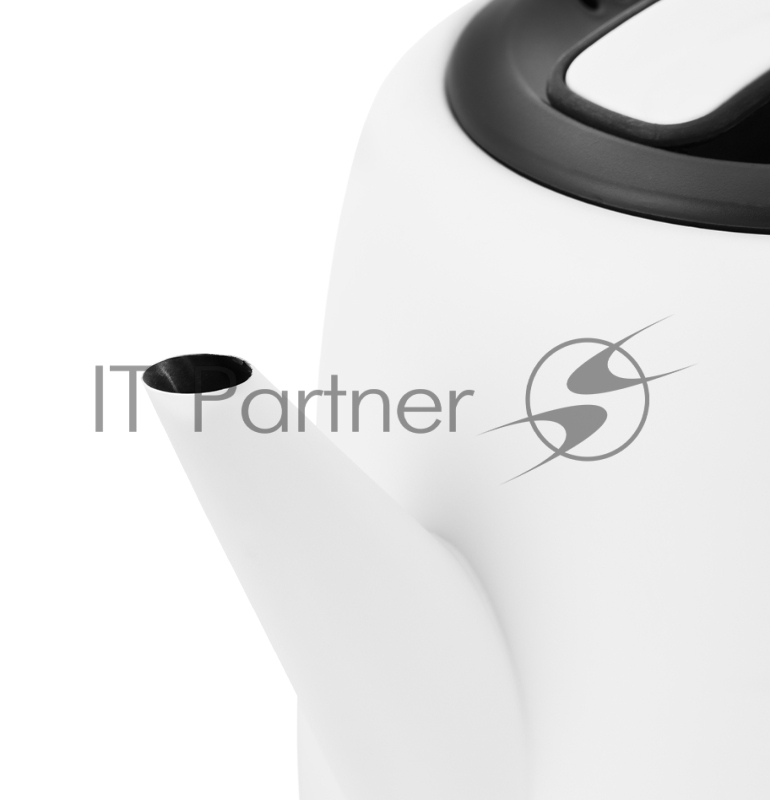 Чайник электрический Kitfort KT-6112 1л. 1630Вт белый/черный (корпус: нержавеющая сталь)