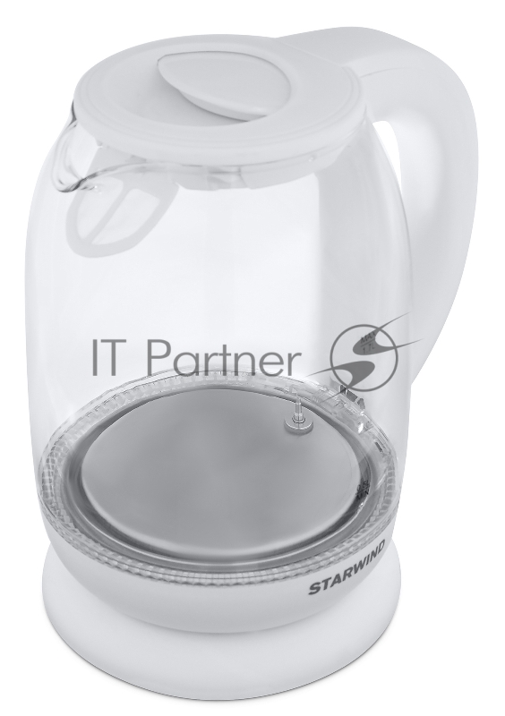 Чайник электрический Starwind SKG4215 1.7л. 2200Вт белый (корпус: стекло)