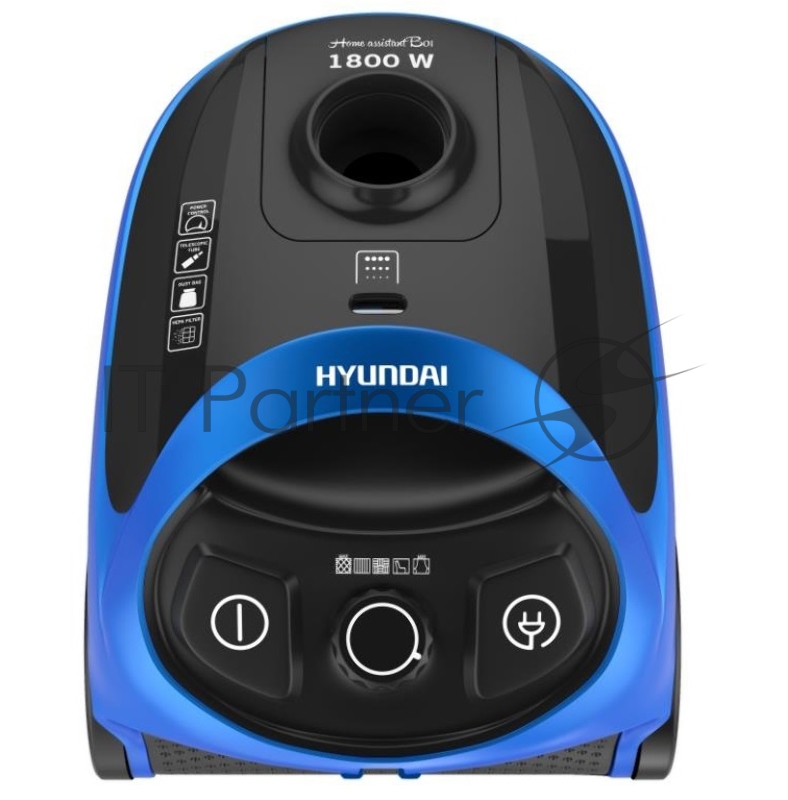 Пылесос Hyundai H-VCB01 1800Вт синий/черный (в компл.:1мешок)