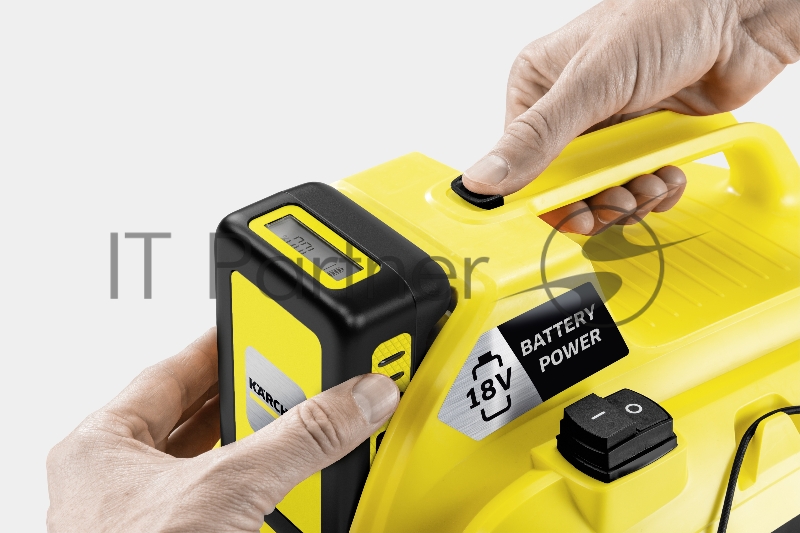 Хозяйственный пылесос Karcher WD 1 Compact Battery *INT (без аккумулятора в комплекте)