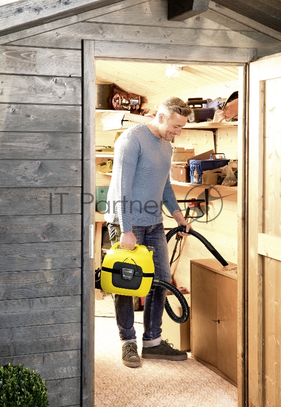 Хозяйственный пылесос Karcher WD 1 Compact Battery *INT (без аккумулятора в комплекте)