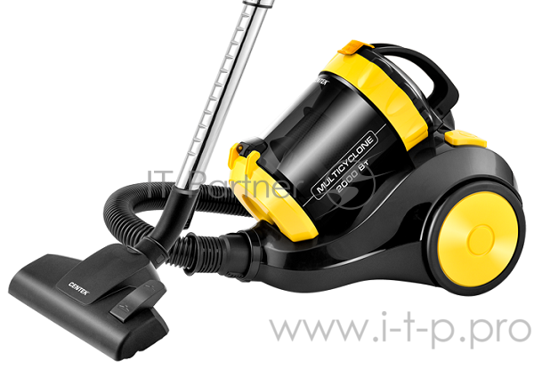 Пылесос Centek CT-2529 жёлтый мультициклон 2000/350Вт, стакан 2,0 л , телескоп металл. трубка
