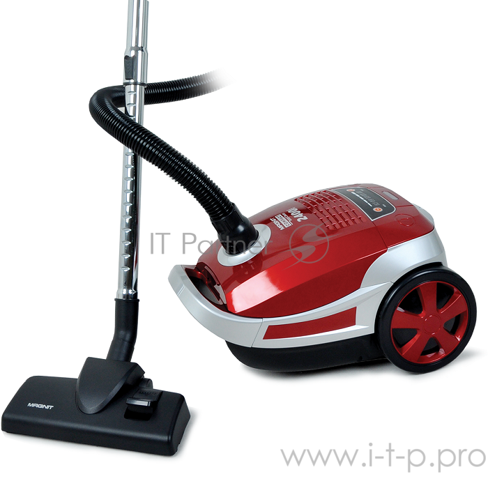 Пылесос Magnit RMV-1812,красный,2400 Вт.