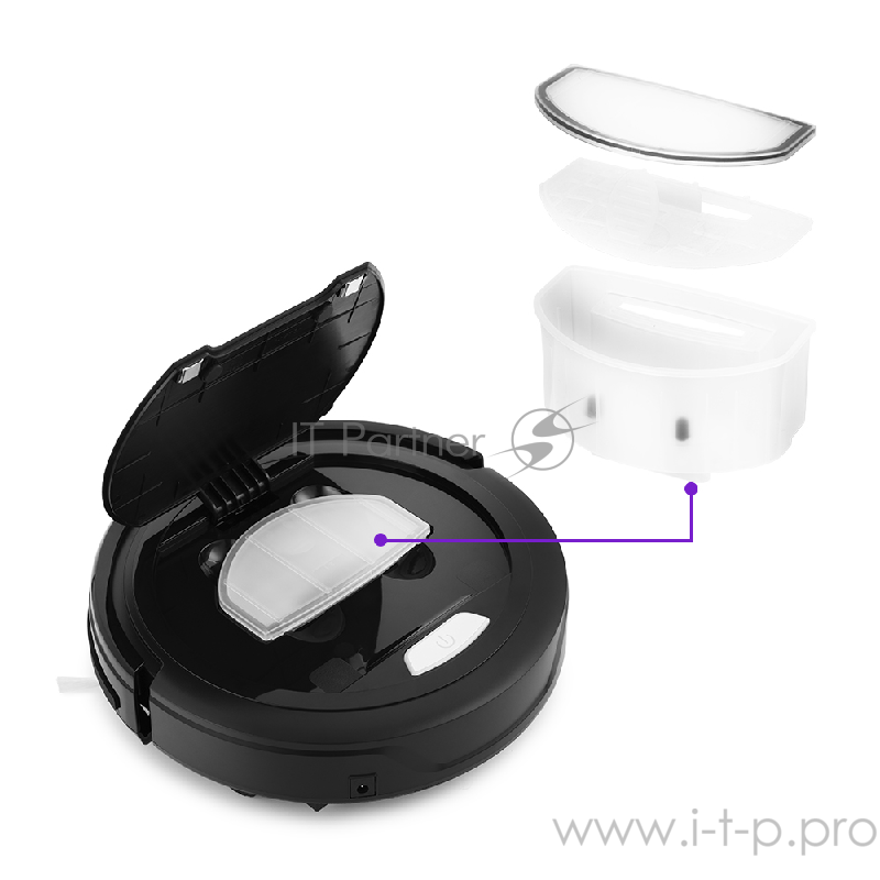 Пылесос-робот Kitfort КТ-562 20Вт черный