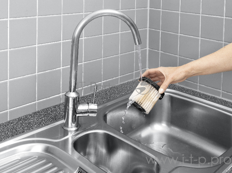 Пылесос KARCHER VC 5 желтый Hepa 12 (1.349-105.0) 500Вт компактный сухая уборка