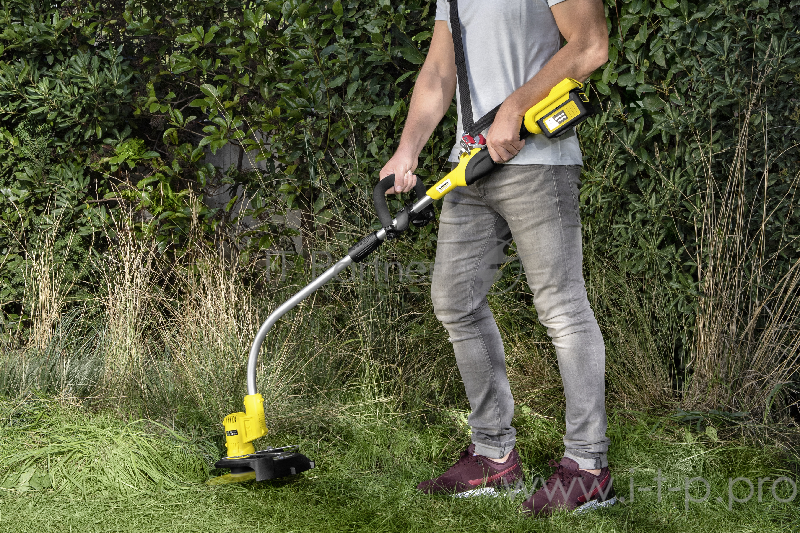 Аккумуляторный триммер для стрижки газона Karcher Lawn Trimmer Battery 36-33 Set *EU