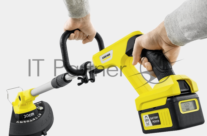 Аккумуляторный триммер для стрижки газона Karcher Lawn Trimmer Battery 18-30 *INT (без аккумулятора в комплекте)