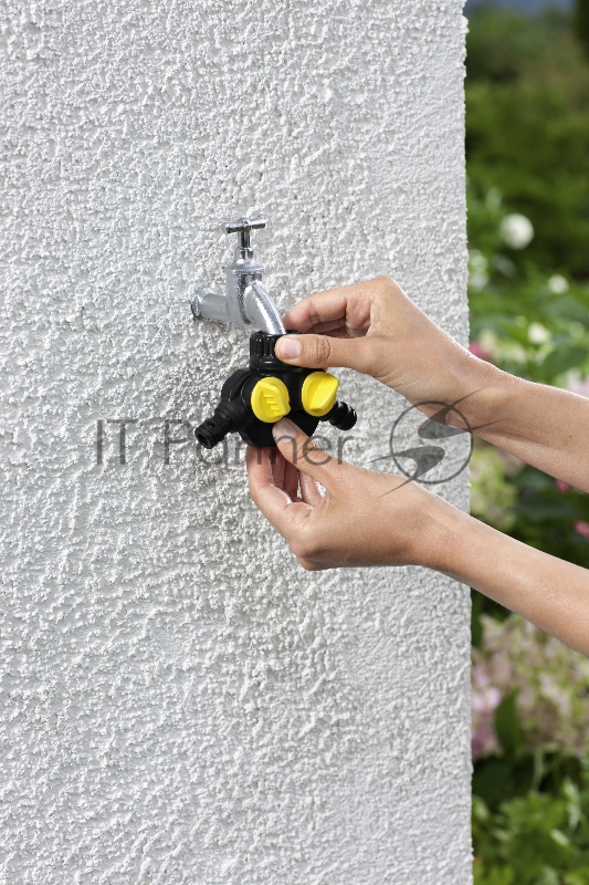 Распределитель 2-х канальный G3/4, G1/2 Karcher (2.645-199.0) для систем полива