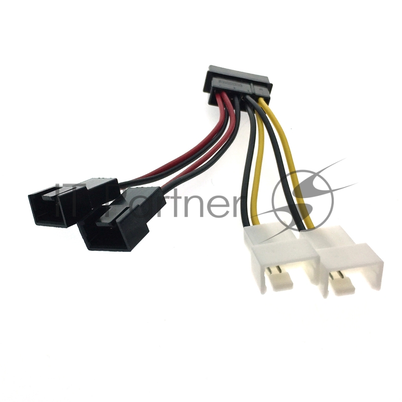 Кабель питания ESPADA для вентилятора для ПК 4 pin-4*3pin Модель E 4pin M-4x3pin M