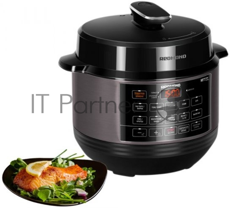 Мультиварка-скороварка Redmond RMC-PM388 5л 1000Вт серебристый