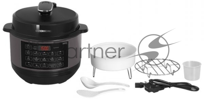 Мультиварка-скороварка Redmond RMC-PM388 5л 1000Вт серебристый