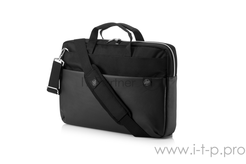 Сумка для ноутбука Case HP Pavilion Accent Briefcase 15 Black/Silver cons