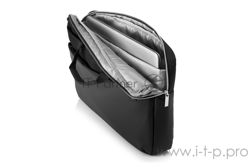 Сумка для ноутбука Case HP Pavilion Accent Briefcase 15 Black/Silver cons