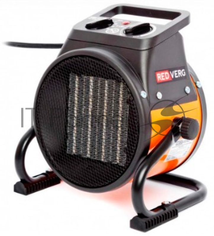 Тепловая пушка RD-EHC2. 220-240В, 50Гц, 2кВт, поток возд. 120м.куб/час, регул. термостат: 5-65град,керамич.пластина 1,7 кг