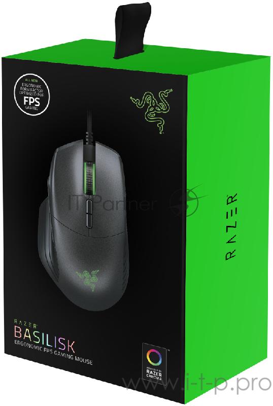 Игровая мышь Razer Basilisk - Mercury Razer Basilisk - Mercury Mouse 8btn