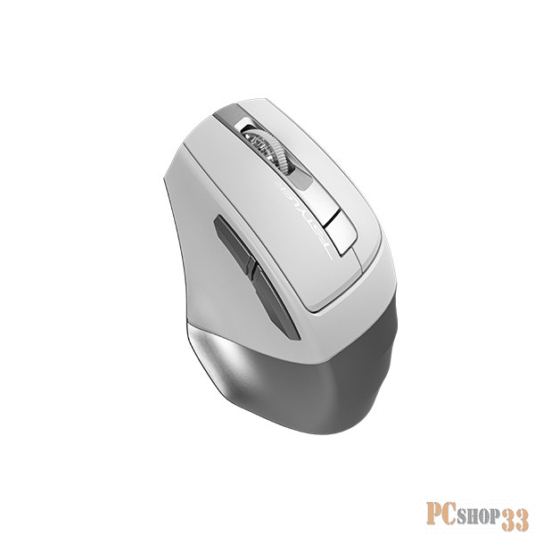 Мышь A4 Fstyler FB35 белый/серый оптическая (2000dpi) беспроводная BT/Radio USB (6but)