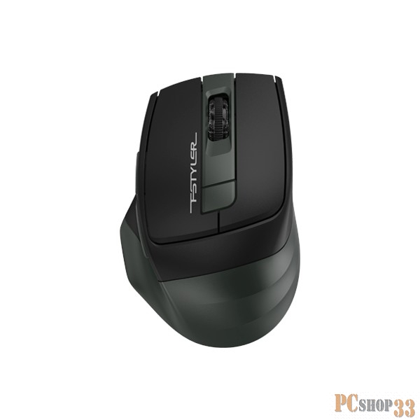 Мышь A4 Fstyler FB35 зеленый/черный оптическая (2000dpi) беспроводная BT/Radio USB (6but)