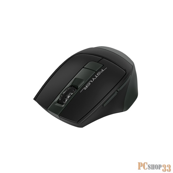 Мышь A4 Fstyler FB35 зеленый/черный оптическая (2000dpi) беспроводная BT/Radio USB (6but)