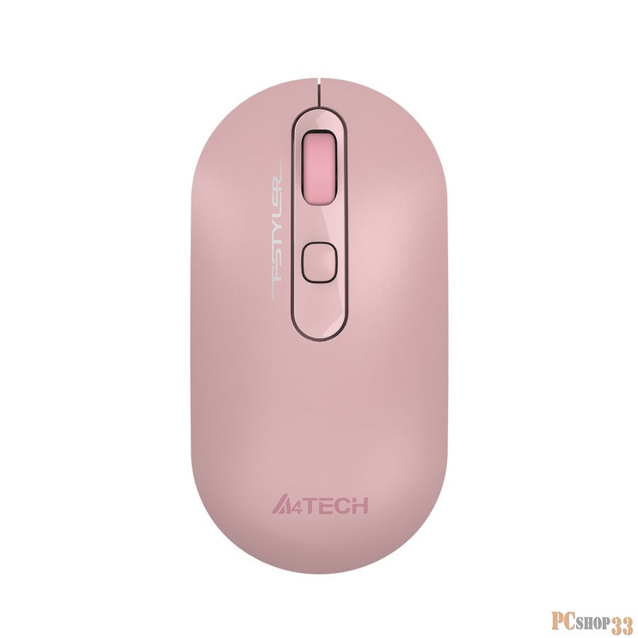 Мышь A4 Fstyler FG20 розовый оптическая (2000dpi) беспроводная USB для ноутбука (4but)