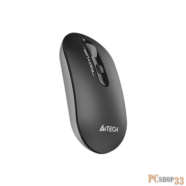 Мышь A4 Fstyler FG20 серый оптическая (2000dpi) беспроводная USB для ноутбука (4but)