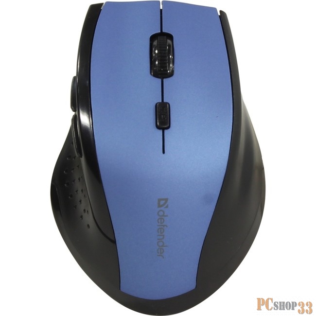 Мышь Defender Accura MM-365 синий {Беспроводная оптическая мышь, 6 кнопок, 800-1600 dpi} 52366