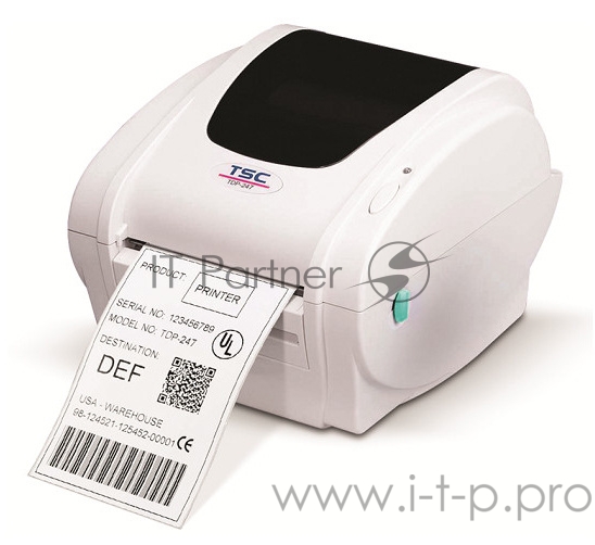 Термопринтер TSC TDP247 стационарный белый