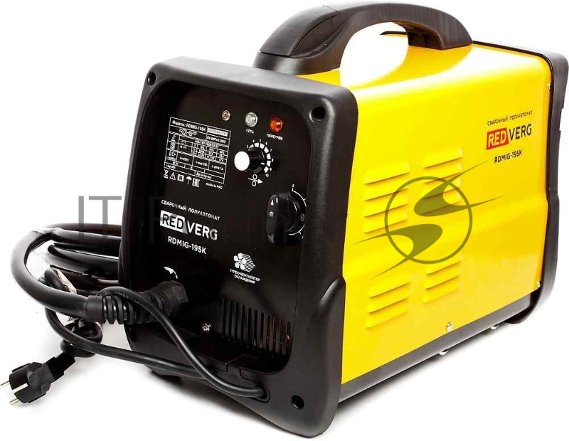 Сварочный аппарат RDMIG-195K. Мощность 6.2 кВА,220-240/50Гц