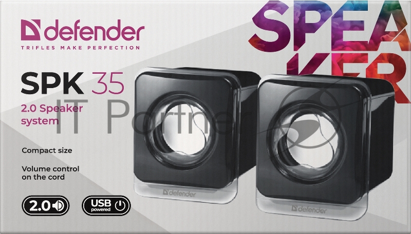 Колонки Defender SPK 35 5 Вт, питание от USB