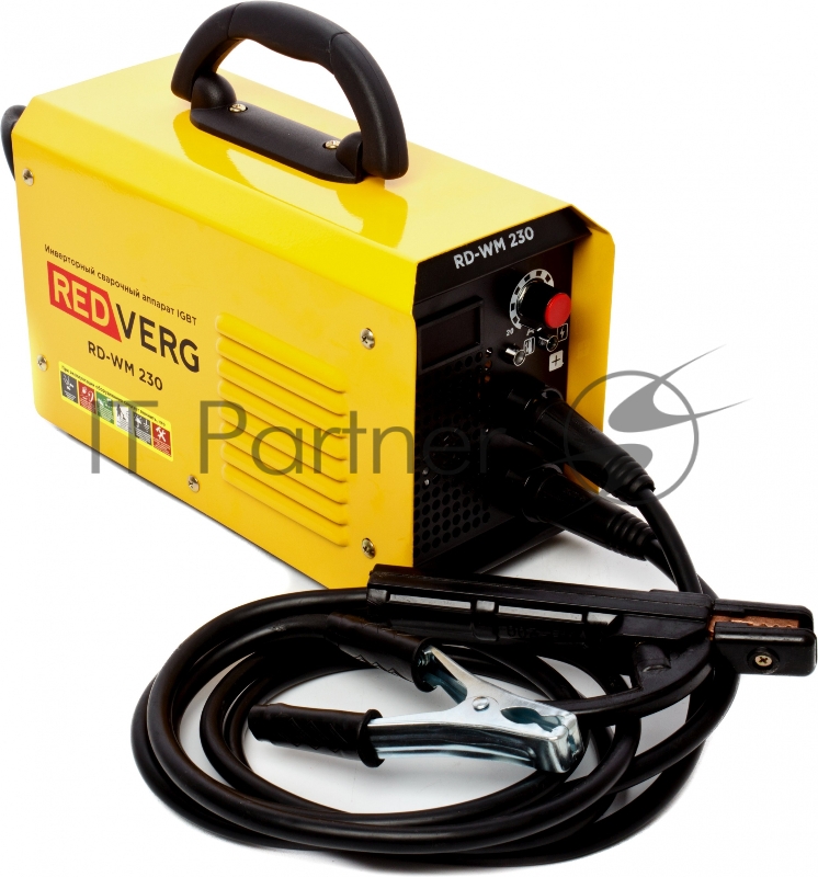 Сварочный аппарат RD-WM 230. 220В/50Гц 7,9кВА Сварочный ток: 20-230АПВ: 40%-230А Напряжение Хол.хода- 70В