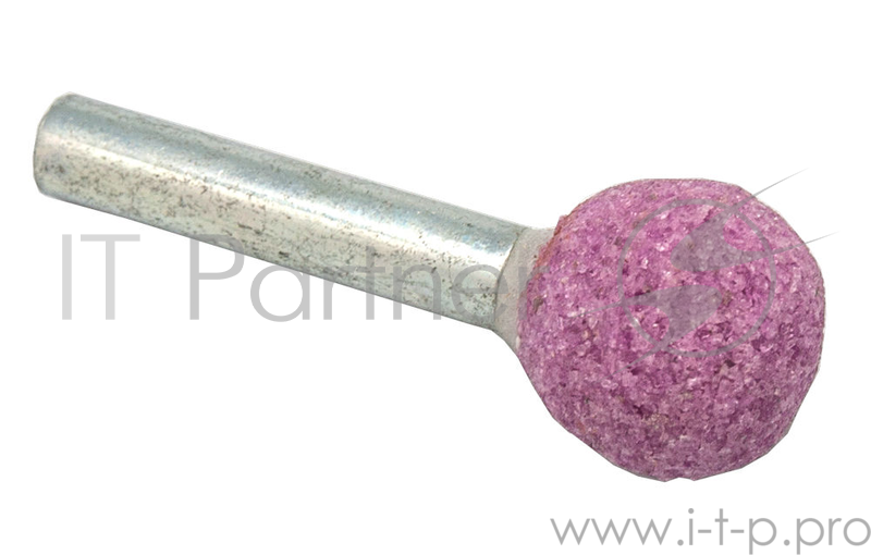 Шарошка абразивная ПРАКТИКА 641-121 шарообразная 16мм, хв.6мм, оксид алюминия, Профи