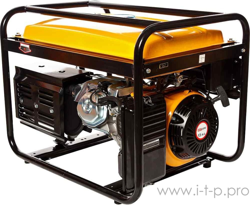 Генератор бензиновый RD-G5500. 13,0л.с 389куб.см GM188F запуск- ручной бак- 25л,5,0кВт, макс.- 5,5кВт 220В