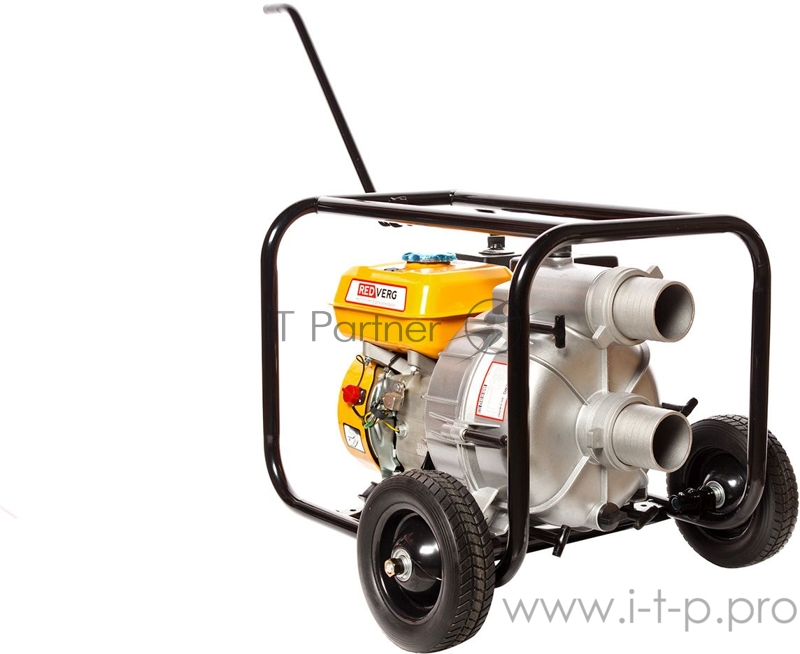 Мотопомпа RD-DWP80. Для грязной воды 6,5 л.с, 196 куб.см двигатель GM168F-1 45 куб.м/ч напор-25м