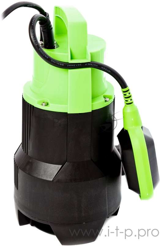 Насос дренажный RD-SPP750/25. 220В/50Гц 750Вт 14куб.м/ч. напор-8м погружение в воду- до 8м тв. частицы- до 25мм