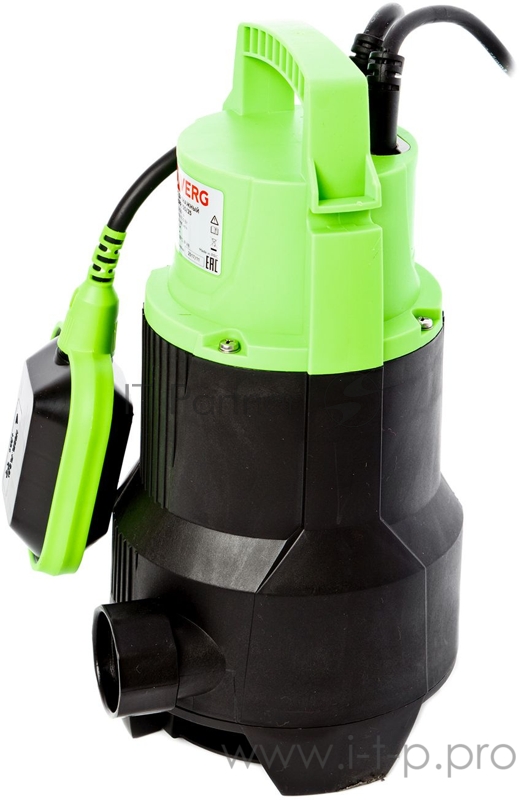 Насос дренажный RD-SPP750/25. 220В/50Гц 750Вт 14куб.м/ч. напор-8м погружение в воду- до 8м тв. частицы- до 25мм