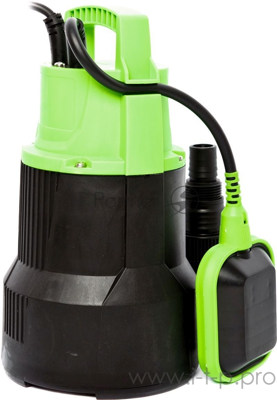 Насос дренажный RD-SPS750/5. 220В/50Гц 750Вт 11,5куб.м/ч. напор-9м погружение в воду- до 9м тв. частицы- до 5мм