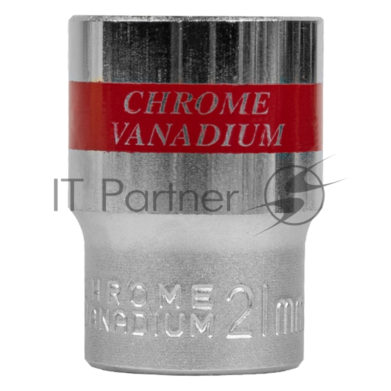 Головка MATRIX 13121 торцевая 21мм 6-гранная crv под квадрат 1/2 хромированная