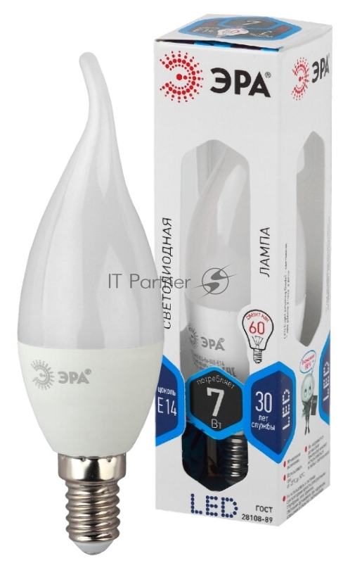 ЭРА Светодиодные лампы ЭРА Б0028483 Светодиодная лампа LED smd BXS-7w-840-E14..