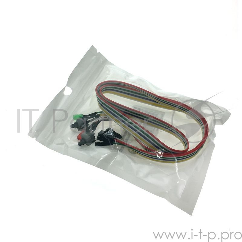 Внешние кнопки включения компьютера (Power/Reset) с кабелем и индикацией Espada EATXpower2key